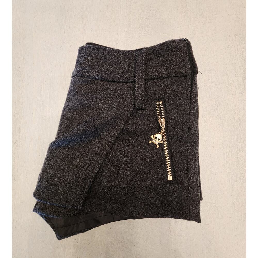 Enai & Zhenal Women's Wool Skort SZ Small Skull